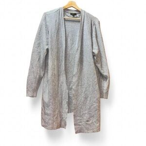 Lane Bryant Heather Gray Knit Cardigan